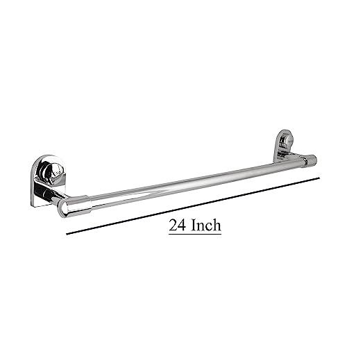 Image of TAPSA Premium Brass Towel Rod for Bathroom, D1, 24 inch Pack of 3 Towel Rod