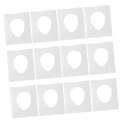 IWOWHERO 50pcs Disposable Toilet Seat Pad Cushioned Cover for Travel Hotel Public Restroom