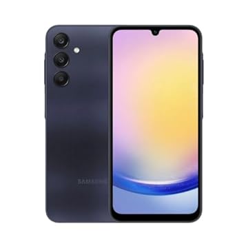Celular Samsung Galaxy A25 5G 256GB, 8GB RAM, Tela Infinita de 6.5" Azul Escuro