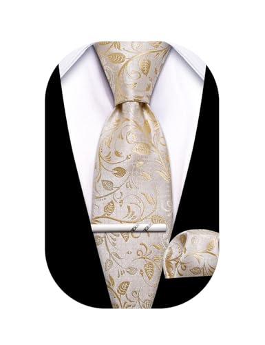 Image of Barry.Wang Boys Ties School Pre-Tied Kids Necktie Handkerchief Clip Set Uniforms Child Ties for 8-14 Years Wedding Party