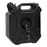 Tyinerc Kanister Motoröl, Kanister für Öl, tragbar, 5 l – Krug mit sicherem Verschluss, für Motorrad, Boot, Rasenmäher, SUV, Werkstatt, Reisen, Camping, Garten, Bauernhof