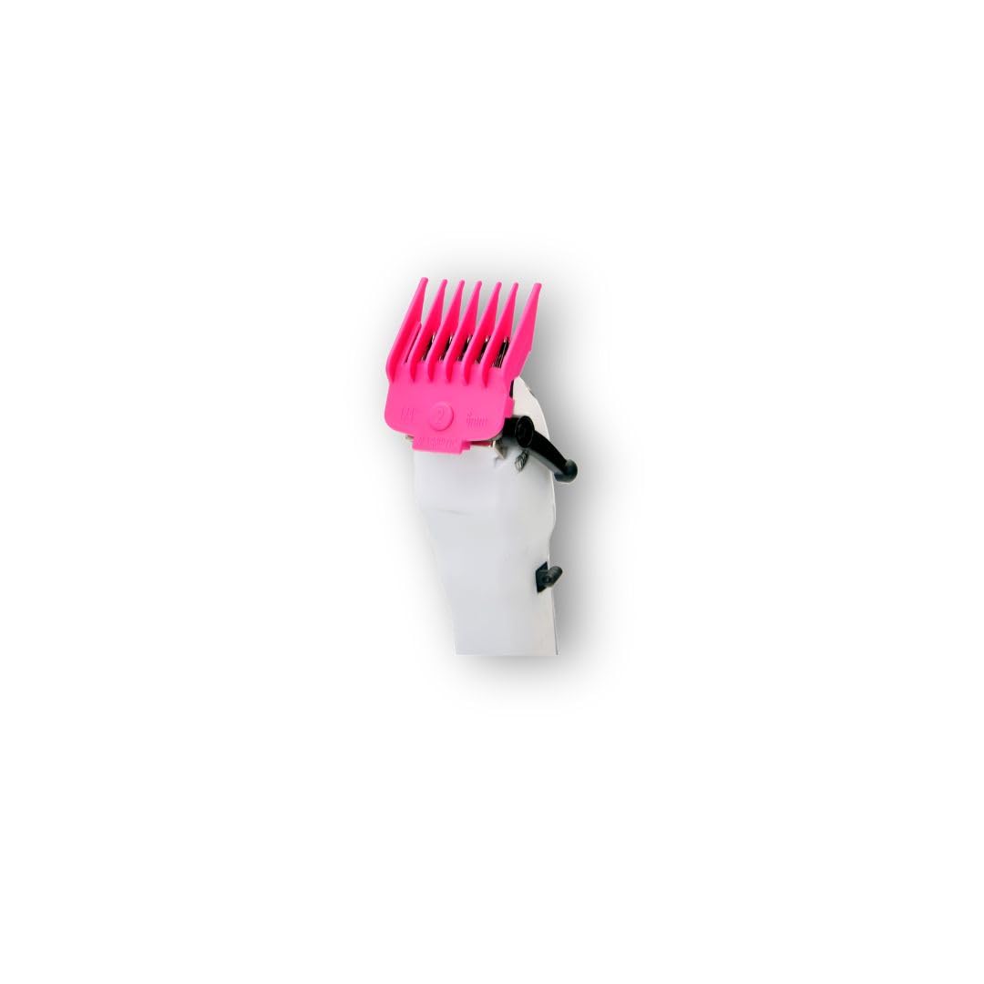 TPOB CANDY Pink Guards - Guías profesionales para el cabello, peines de plástico para diferentes longitudes de corte de pelo