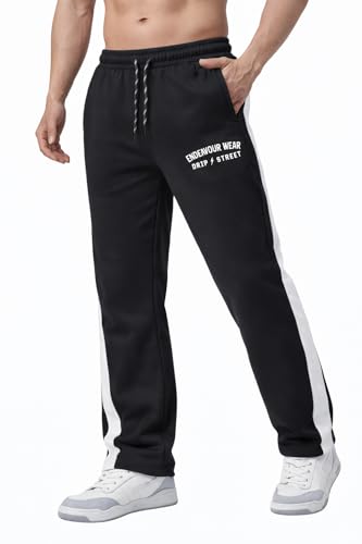 Image of ENDEAVOUR WEAR Men's Warm Loose Fit Baggy Fleece Trackpants