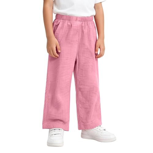 Pantalones Largos Holgados con Cintura elástica para niños y niñas, Pantalones básicos Informales Tipo Jogger para Adolescentes. Estilo Casual Juvenil