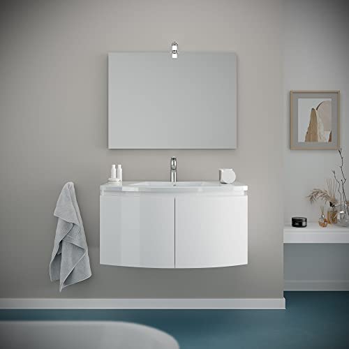 Kiamami Valentina Mobile bagno 80 cm con frontale