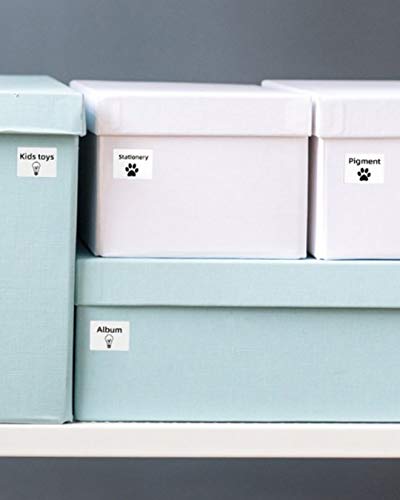 Image of Phomemo Labels- 3 Rolls M110 Label Thermal Paper for M110 /M220 /M221 /M120 /M200, 1.57'' x 0.79'' (40x20mm)- Multipurpose Square Self-Adhesive Label, 320 Labels /Roll