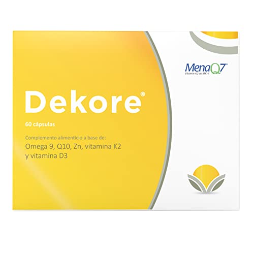 Dekore® Sistema Cardio – Óseo – Inmunitario. Omega 9 | Q10 | Zinc | Vitamina K2 Y D3 | Mg