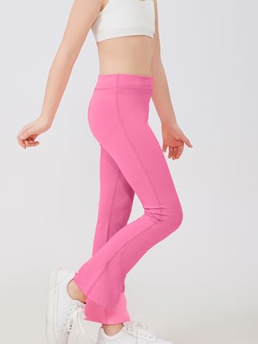 DANI CHINS Girls Athletic Bootcut Leggings Quick Dry Flared Compression Yoga Pants3