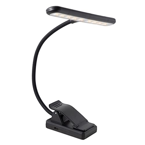 ULDIGI 3-in-1 Piano Lamp: Clip-on Sheet Music Light 27 Led Dimmable Warm White Light Eye-Protecting Design