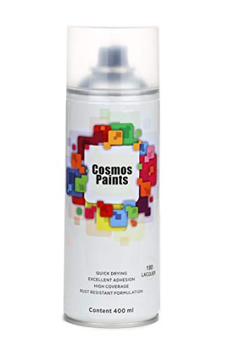 Cosmos Paints Spray Paint - 400ml (Clear Lacquer Finish)