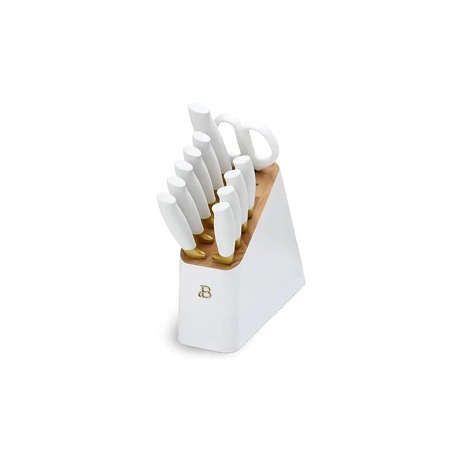 12-Piece-Knife-Block-Set-with-Soft-Grip-Ergonomic-Handles-White-and-Gold-by-Drew-Barrymore 12 Piece Knife Block Set with Soft-Grip Ergonomic Handles White and Gold by Drew Barrymore