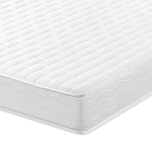 Zinus Double Mattress with Bonnell Spring 4ft6 (135x190 cm) - 7’’ Height - Comfort Foam - Medium Firm - Breathable and Durable - Designed to UK Standards