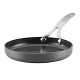 Anolon Hard Anodized Nonstick Mini Skillet/Frying/Egg Pan, Stainless Steel Handle, (6.5'), Gray