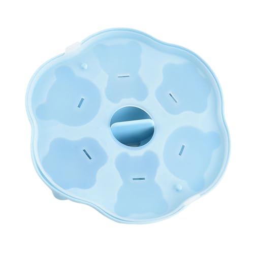 Molde de oso de goma de 6 cavidades – Moldes de dibujos animados para hornear dulces | Molde de oso de goma | Molde de silicona de oso de goma de 6 cavidades para dulces, galletas, decoración de