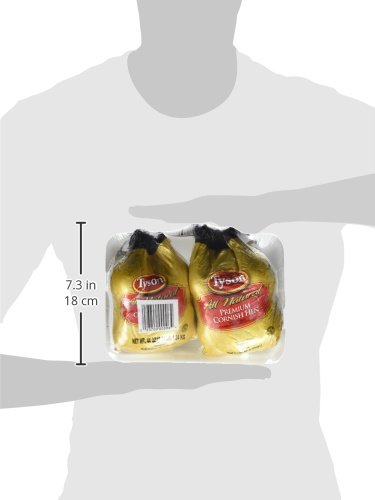 Tyson All Natural Premium Cornish Hen (Twin Pack), 44 Oz. (Frozen) #TOP5