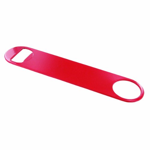 Spill-Stop 13-343 Super Opener, 7"L, Powder Coated Red, Beer, Soda, Home Bar, Bartender Use, Handheld Operation, Portable, Durable Bottle Opener, Pack Of 12 image 2
