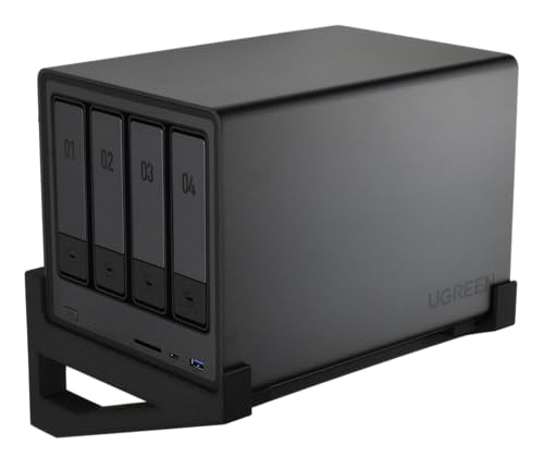 Wandhalterung passend für UGREEN NASync DXP4800, DXP4800 Plus, Heavy Duty Wandkonsole inklusive Montagematerial.