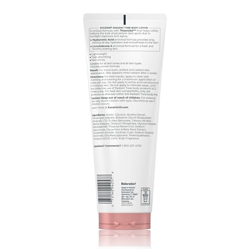 Eucerin Radiant Tone Dark Spot Corrector Body Lotion, 8.4 FL OZ - image 7