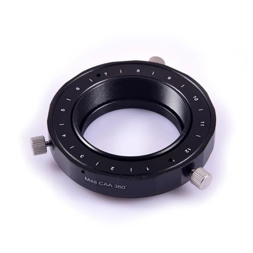 Regulador rotatorio de 360° para accesorios de telescopios astronómicos M42 M48 M54 mecanizado CAA