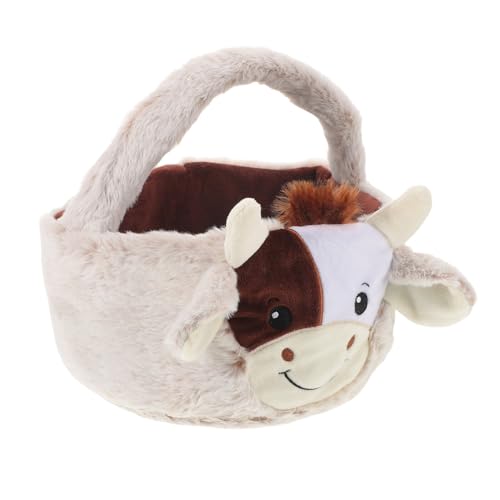 Panier de chasse aux œufs vache léger et spacieux pour bonbons