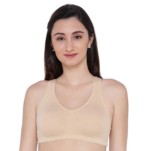 Image of Women's Cotton Blend Non-Wired Sports Bra