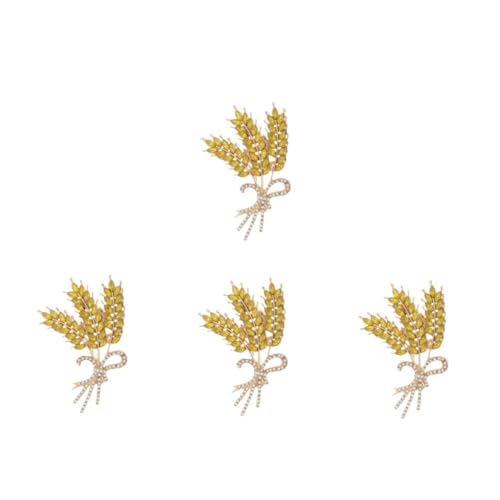 Broches oreilles de blé pour homme : boutonnière chic pour costume de mariage champêtre et festival