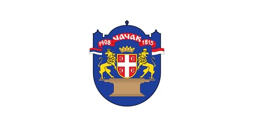 Drapeau large Čačak de qualité supérieure avec coutures renforcées - 2
