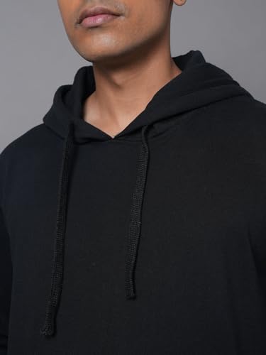 Image of HIGH Star Men's Cotton Hooded Neck Sweatshirt