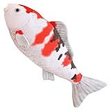 KUYYFDS Stuffed Fish Plush Toy, Large 30 Inch Koi Fish Pillow, Super Soft Plush Body Pillow use for Home Decor, Lounge and Gifts