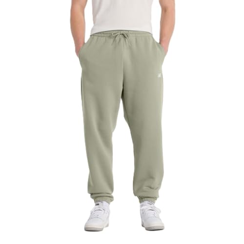 New Balance Mens Sport Essentials Fleece Jogger Olivine Small