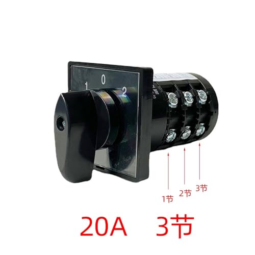 Interrupteur combiné HZ5B-20A triphasé 20A à 3 sections pour machine - 3