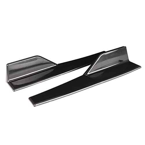 Difusor de faldón lateral negro brillante en acabado piano para personalización exterior exterior