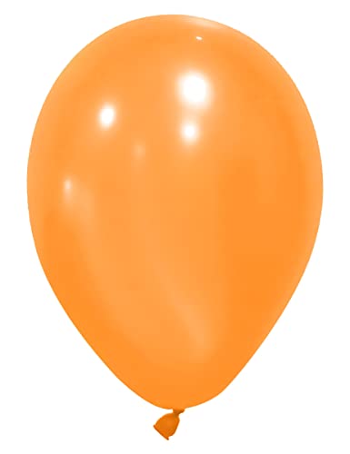 12 Ballons oranges 28 cm - Orange - Taille Unique