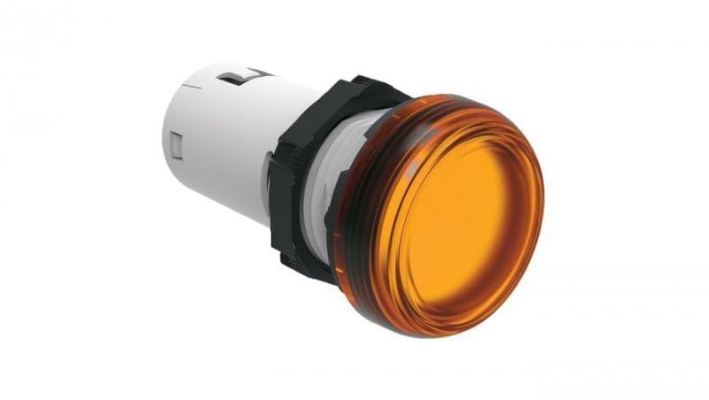 Détecteur lumineux 24V Lovato orange pour tableau étanche