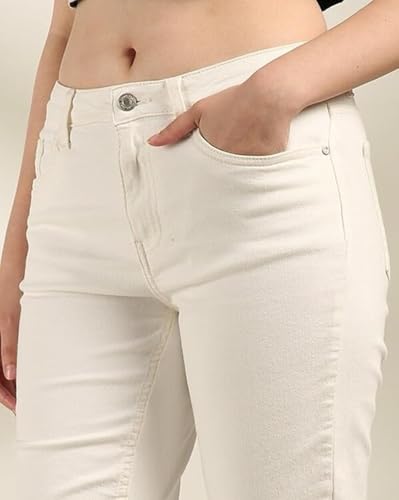 Image of ADBUCKS Women's Wide Leg Fit Mid Rise Bootcut Jeans Bell Bottom Jeans II Wide Leg