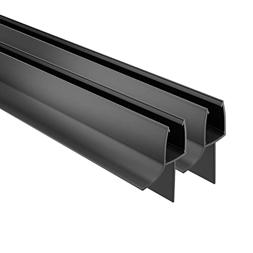 BAUHANDEL24-2x 80cm Duschdichtung schwarz, für Glasstärke 6mm 7mm 8mm, Ersatzdichtung Dusche, Duschkabinen Dichtung, UV- und Schimmelbeständig BAUHANDEL24-2x 80cm Duschdichtung schwarz, für Glasstärke 6mm 7mm 8mm, Ersatzdichtung Dusche, Duschkabinen Dichtung, UV- und Schimmelbeständig