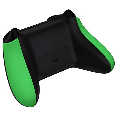 Image of eXtremeRate DIY Grip for Xbox Series X & S, Green Soft Touch Comfortable Left Right Side Rails, Replacement Parts Handles Rear Shell for Xbox Core Wireless Controller [Controller Excluded]