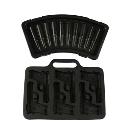 Molde Flexible para Cubos de Hielo con Forma de Bala miniatura 5