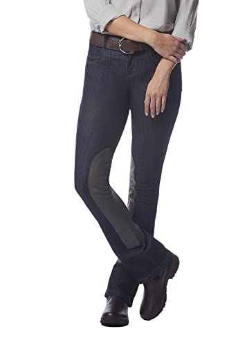 Kerrits Women's Stretch Denim Bootcut Riding Breeches – Tall – Comfy Bootcut Horse Riding Jeans with Extended Patch2