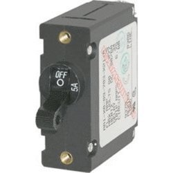 Blue Sea 7229 AC/DC Single Pole Toggle Magnetic World Circuit Breaker - 50 Amp