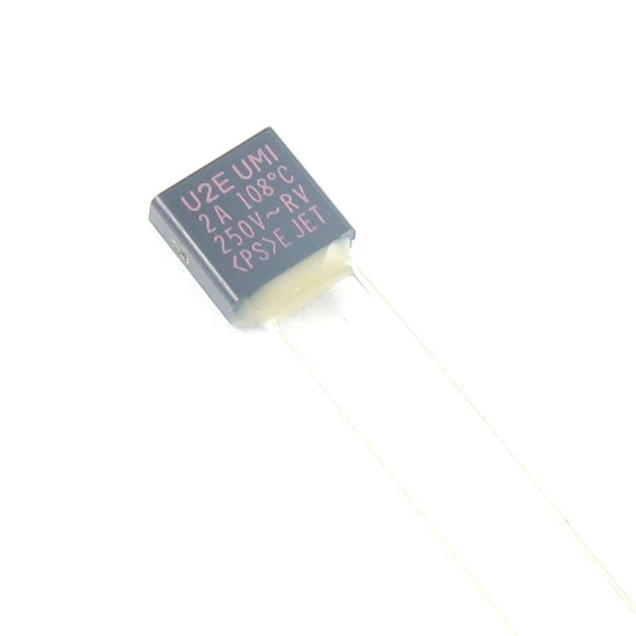 5Pcs UMI Thermal Fuse Type U2E TF Cutoff 108Degree 2A 250V