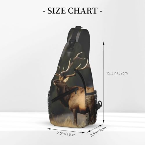Bolso cruzado bandolera para hombre y mujer negro miniatura 3