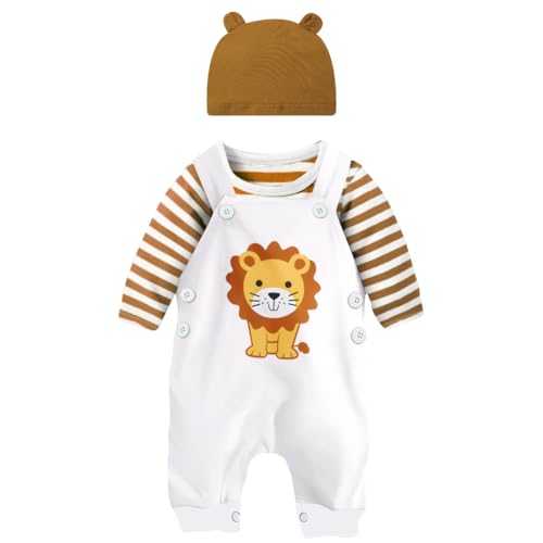 Image of Kimoda Baby Boys Clothes 3pcs Halloween Thanksgiving Christmas Outfits 0-18M