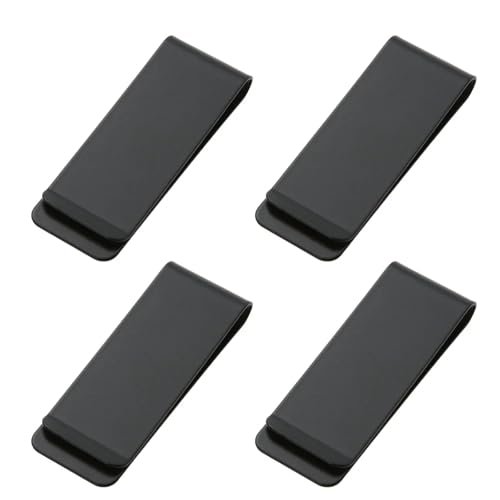 Money Clip 8pcs Retro Money Clip Wallet Stainless Steel Metal Men Cash Bill Clamp Holder ID Credit Business Card Holder