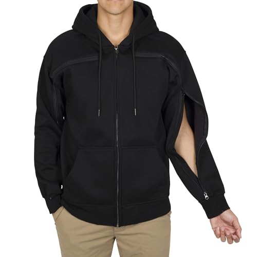Hoodie | Wrist-to-Chest Zipper for AV Fistula, IV & BP Access | Unisex, Soft, Breathable, Heavyweight