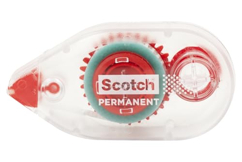 Image of Scotch Double Sided Tape Runner, 0.27 in x 26 ft., Perfect for Holiday Crafts, Gifts, and DIY, 1-Pack