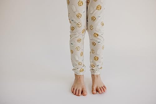 Copper Pearl Two Piece Long Sleeve Toddler Pajamas PJ Sets for Boys and Girls - Adorable Pattern Pajamas, Breathable Fabric to Keep Cool While Sleeping, Sizes 12 Months to 5T - Chip4