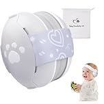 JITIFAZH Baby Ear Defender for Babies and Toddlers 0-36 Month with Soft Cushion and Adjustable Headband, Infant Noise Canceling Headphones for Sleep Travel Essentials (Gray)