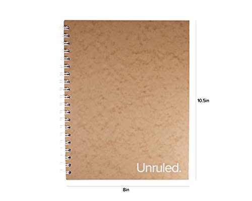 Unruled-Dot-Grid-Notebook-8-x-105-Inches-Spiral-Bound-Bullet-Dotted-Journal-70-Sheets-Recycled-and-Sustainable-Designed-for-Visual-Notetaking-Set-of-3