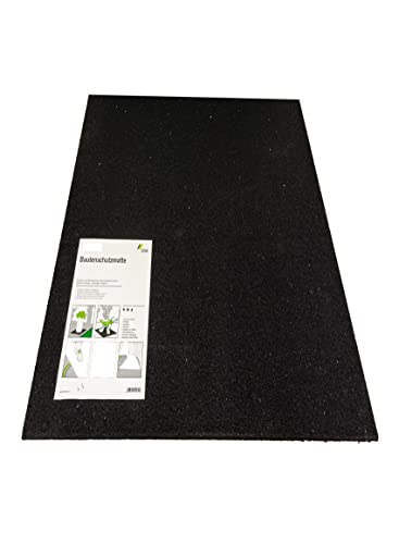 Handelskönig Bautenschutzmatte 1250 x 800 mm, Stärke: 8 mm, Schutzmatte Gummimatte Gummigranulat Bodenschutzmatte Abdeckplane Schutzmatte